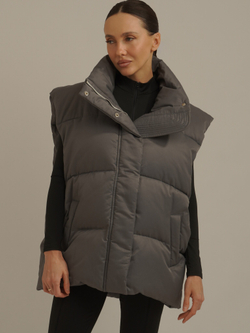 Жилет oversize утепленный
