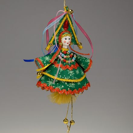 Малая подвесная кукла-мешок Ёлочка