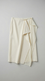 Юбка из шерсти с воланом GLORY