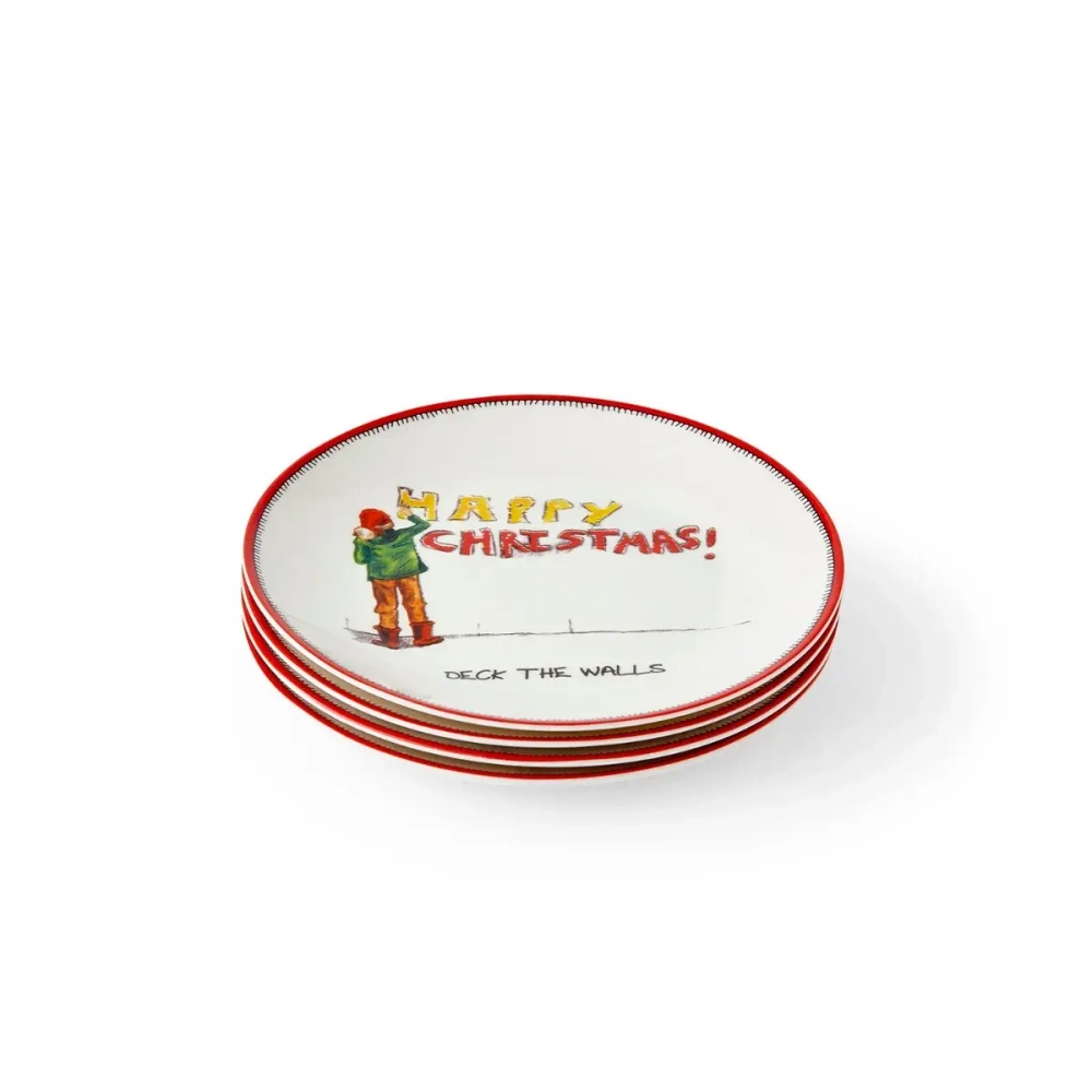 Spode Набор из 4 тарелок Kit Kemp Doodles 15,5 см