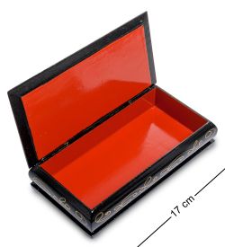 Народные промыслы ШК-11/ 5-J Шкатулка-купюрница в технике декупаж (8х17х4)