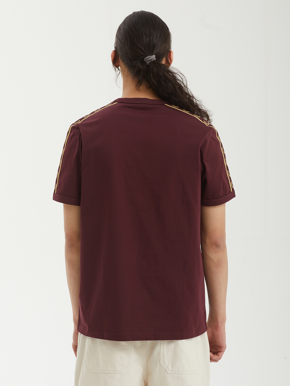 Мужская Футболка Contrast Tape Ringer