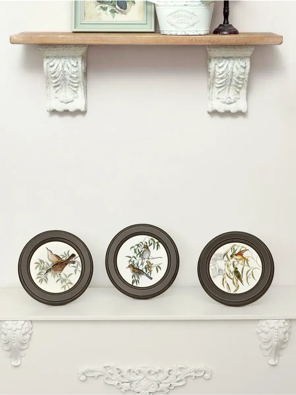 Картины на стену интерьерная на холсте 3 шт 17.5 см