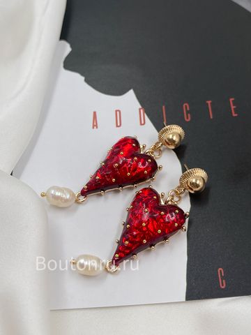 Серьги в форме 