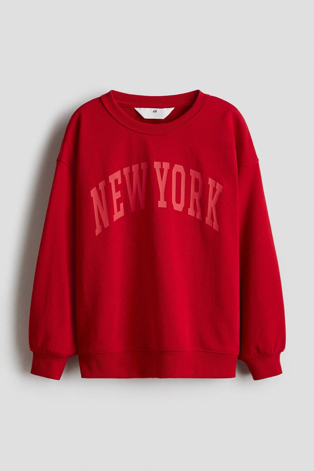 H&M Толстовка с принтом, красный