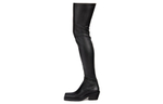 AGL PU Over the knee Boots 6cm Women"s Black