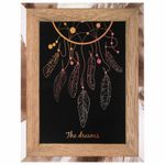 Рамка из мангового дерева BRAUBERG LOFT BROWN STONE, фото 13х18 см, акриловый экран, 17х22 см, 391288