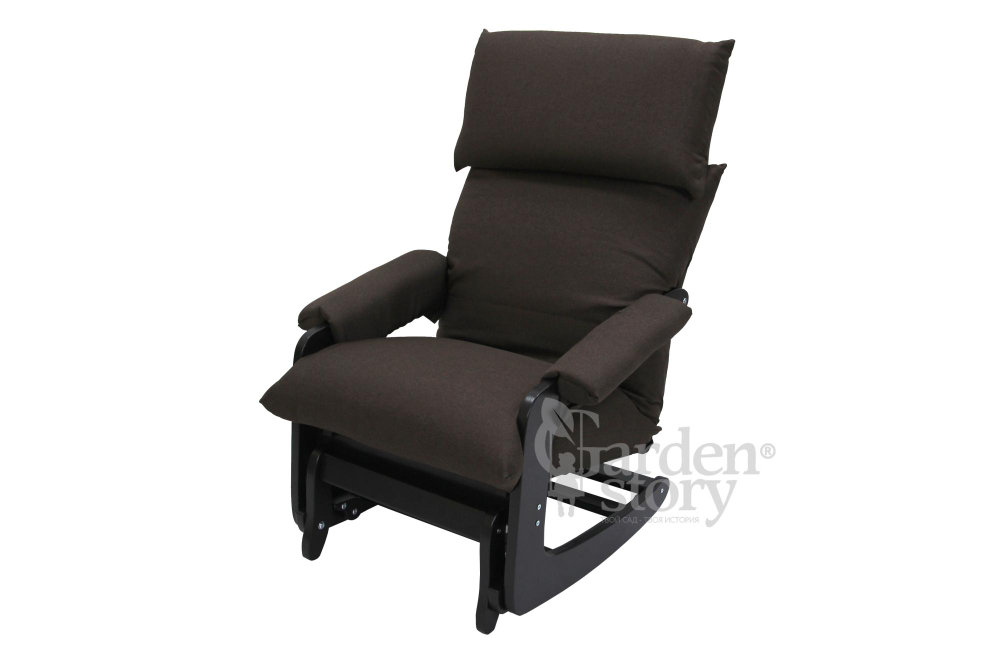 Кресло-трансформер Glider Амадео №82 1уп.(каркас венге, сиденье Lunar Chocolate шоколад)