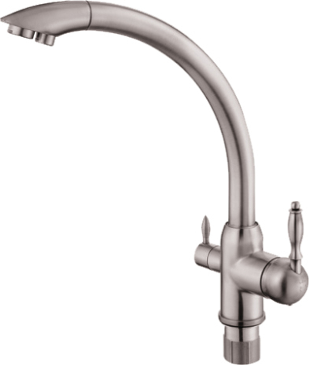 15003-G Смес. для кухни под филт. низ. (САТИН) ViEiR (10/1шт)