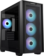 Корпус ASUS A21 PLUS TG ARGB Black mATX/mITX A21 PLUS/ARGB FANS/BLK/EPS//