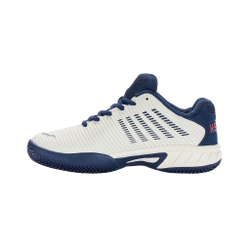 Детские теннисные кроссовки K-Swiss Hypercourt Express 2 Kids - White, Dark Blue
