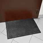 Коврик 40*60см придверный резиновый PIN MAT "Волна"