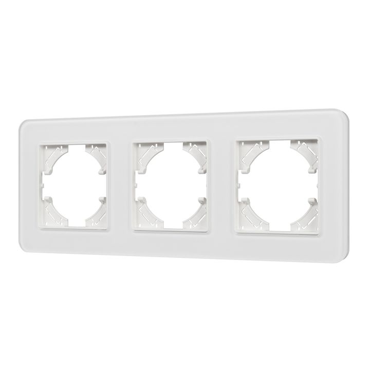 Рамка стеклянная FRM-OMALI-GS-3-WH Arlight 049696