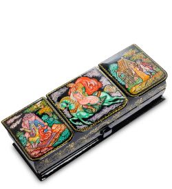 ШК-85/12 Шкатулка «Руслан и Людмила» С.М. 18х6,5