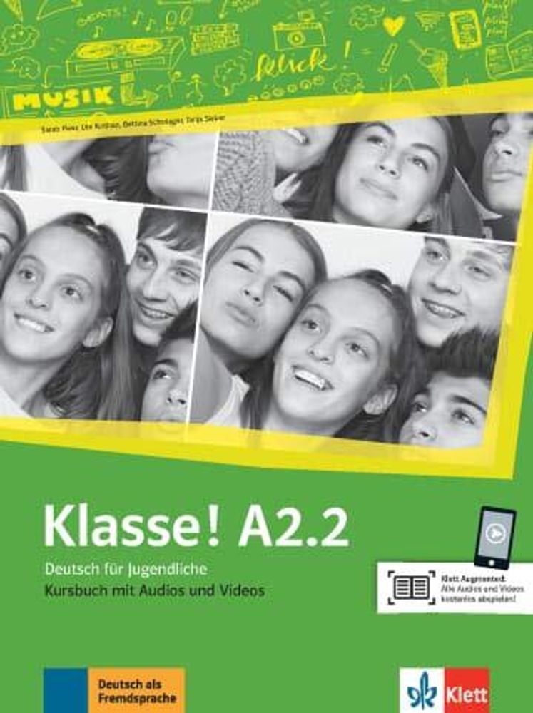 Klasse! A2.2 Kursbuch mit Audios und Videos online