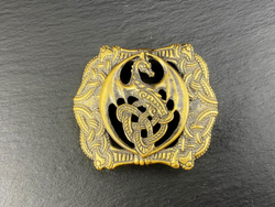 Пряжка с драконом