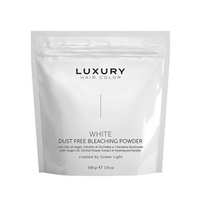 Белая классическая осветляющая пудра Green Light Luxury Dust Free Bleaching White Powder 500г