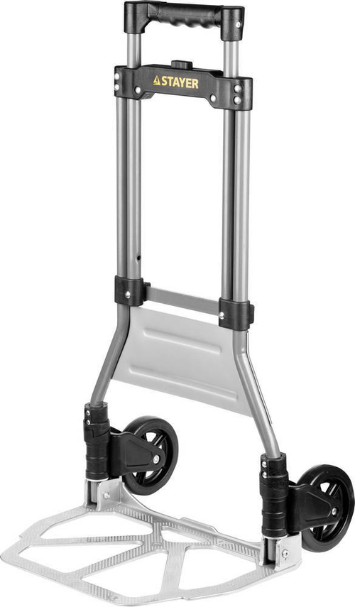 STAYER PROTruck складная хозяйственная тележка, до 90кг, каркас из стали, платформа из алюминия, платформа 39х28см, колёса d13см, вес 4,0кг