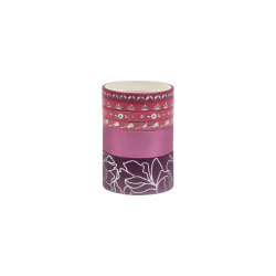 Набор клейких декоративных лент MESHU "Purple mood", 6шт И