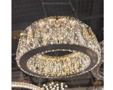 Подвесной светильник 12W 3100-4000K 8240N/20 gold золото CRYSTAL Newport