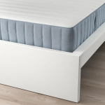 Кровать - IKEA MALM, 200х140 см, матрас жесткий, белый, МАЛЬМ ИКЕА
