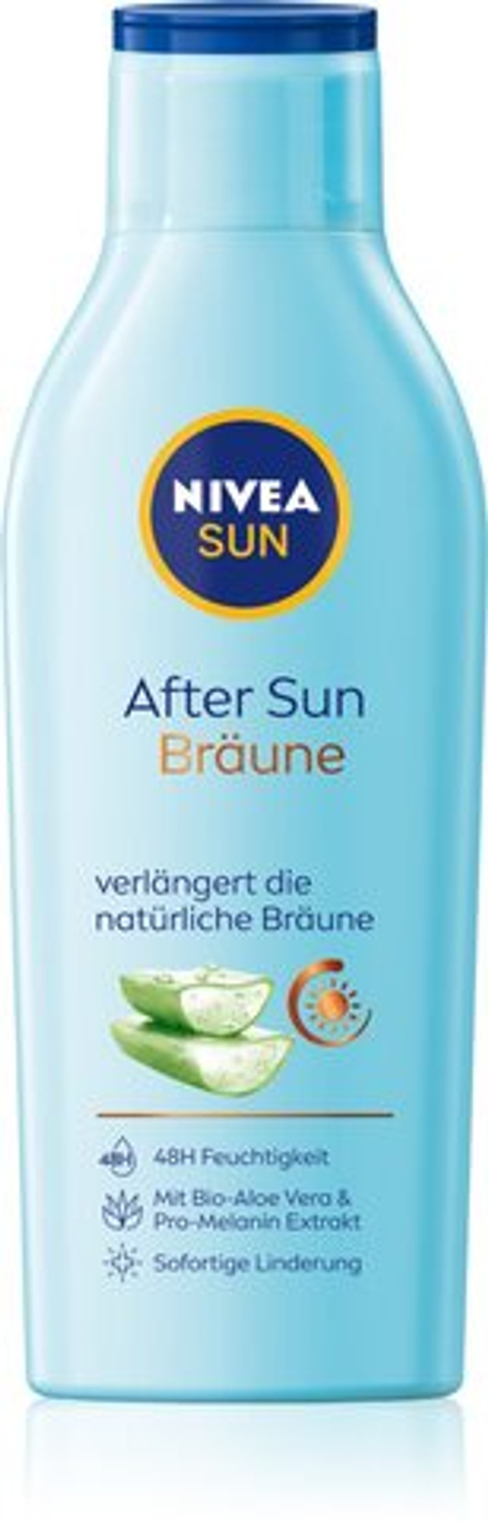 Nivea Sun After Sun & Bronze - Молочко после загара, продлевающее загар /   200  ml  / GTIN 4005900121226