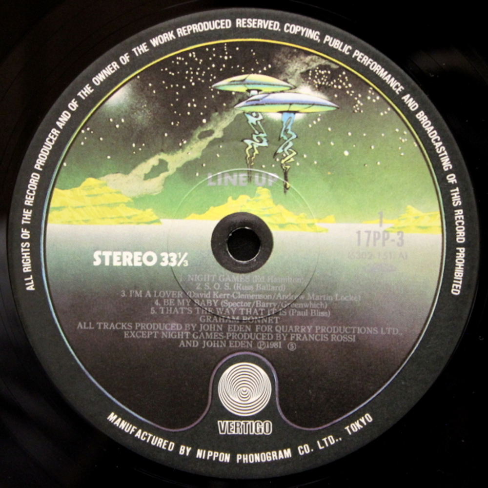 Graham Bonnet / Line Up (LP)