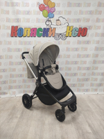 Коляска модульная 3в1 Farfello Baby Shell бежевый/черная рама