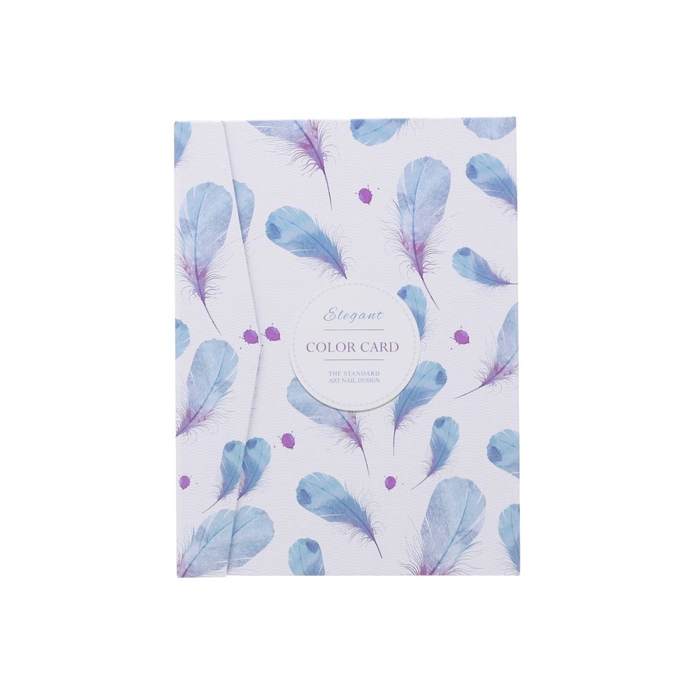 Книга-палитра для выкрасок Перья, 80 типс