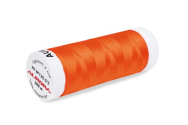 Нитки для креативных работ Aurora №120, 300 м, цв. PF172, 5 катушек
