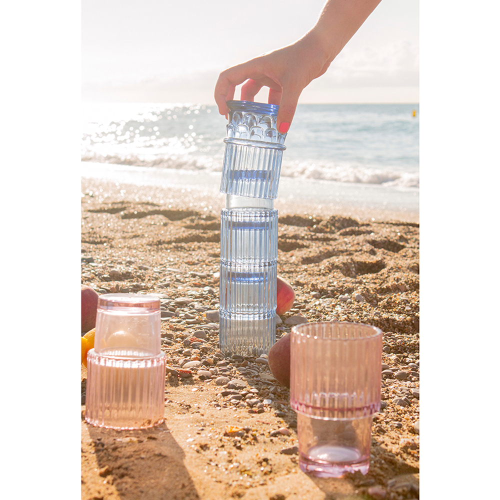 Набор из 4-х стаканов athena, розовые