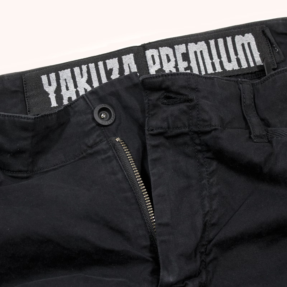 Карго брюки черные Yakuza Premium 3752