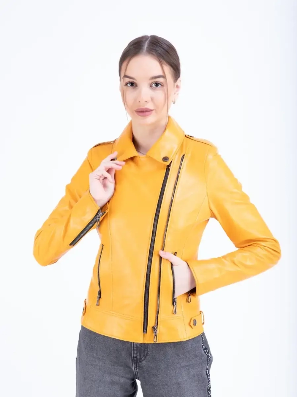 Косуха куртка женская натуральная Турция