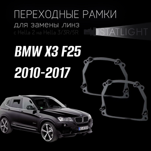 Переходные рамки для замены линз на BMW X3 F25 2010-2014/2014-2017 c AFS