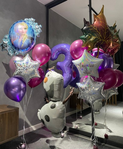 Набор шаров Эльза и Олаф