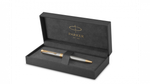 Шариковая ручка Parker Sonnet Stainless Steel GT 1931507, стержень: M, цвет чернил: black , в подарочной упаковке