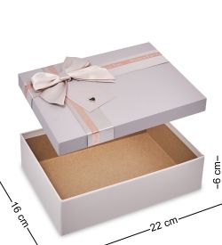 WF-175-B Набор коробок из 3 шт, бежево-серый