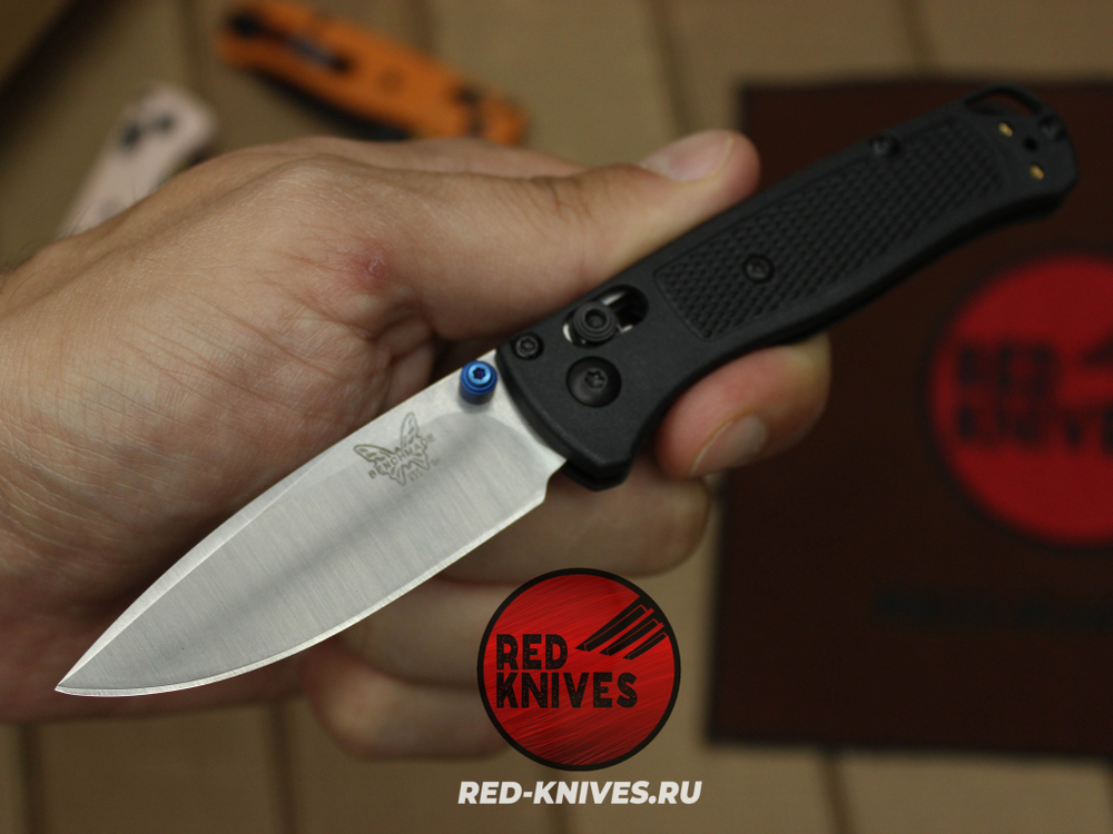 Нож Benchmade 533 Bugout Mini - черный нейлон, клинок сатин RK/Н20