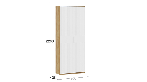 Шкаф комбинированный с 2 дверями «Хилтон» Исп.2
