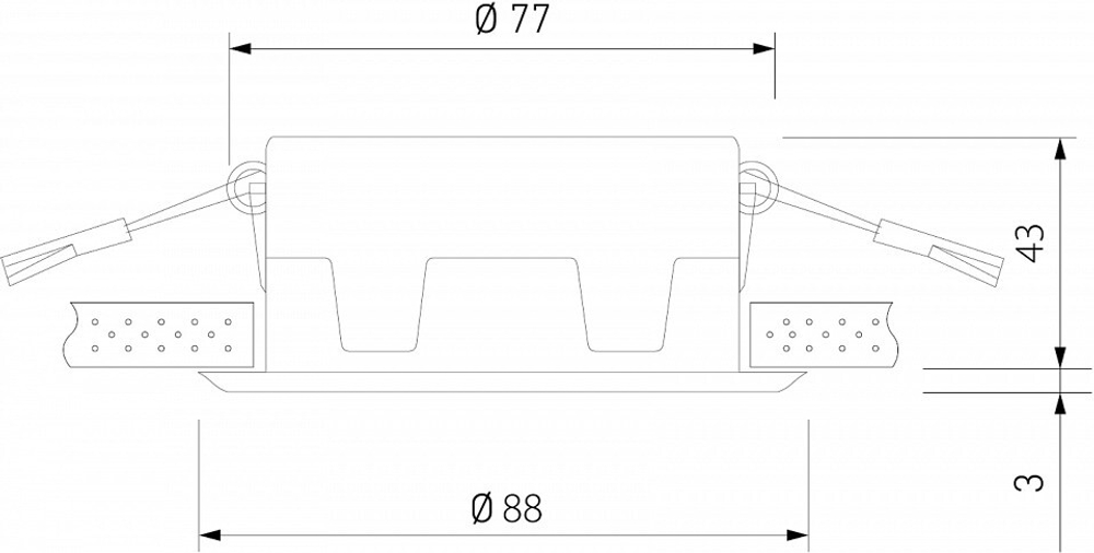 Встраиваемый светильник Elektrostandard Basic a062940