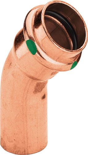 Отвод-угол 45° пресс Viega Profipress 22 мм однораструбный с SC-Contur (серия 2426.1)