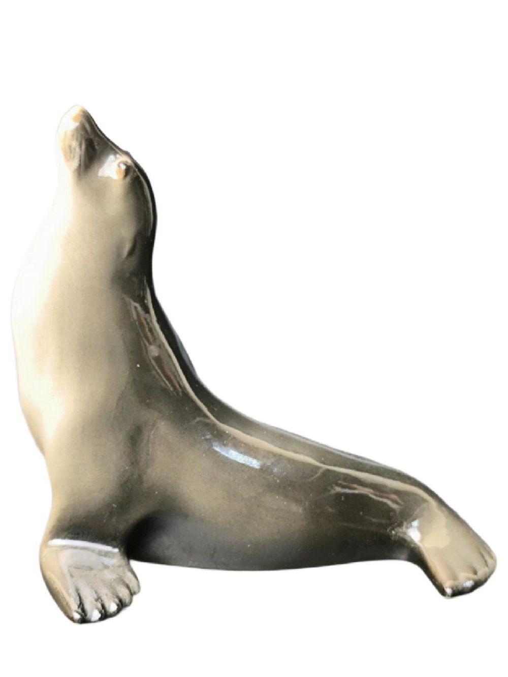 Фарфоровая статуэтка "Тюлень" ЛФЗ