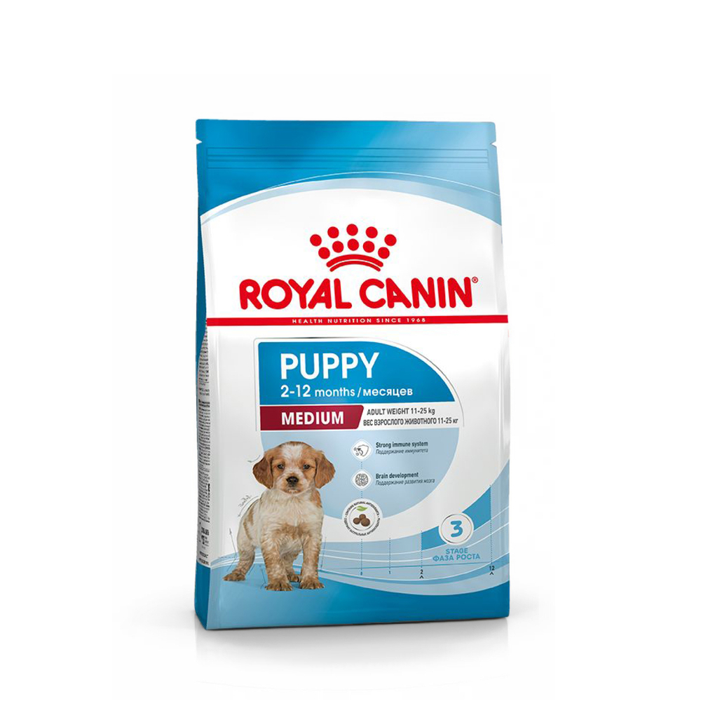 Royal Canin Medium Puppy Корм сухой для щенков средних размеров от 12 месяцев 14 кг
