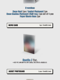 Альбом MCND - THE EARTH : SECRET MISSION Chapter.2 4th Mini NEMO LIGHT Album 5 Version SET