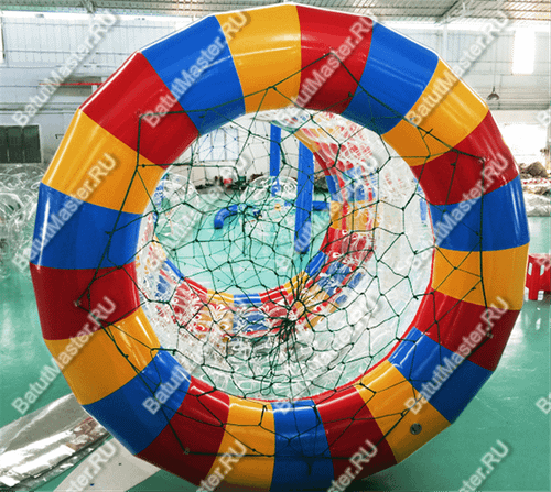 Аттракцион Водный роллер "Комбинированный" ПВХ, 2*1,8*1,8 м