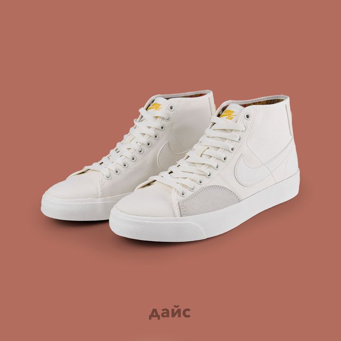 Кеды Nike SB Blazer Court Mid PRM артикул:DH7479-100 - купить в магазине Дайс