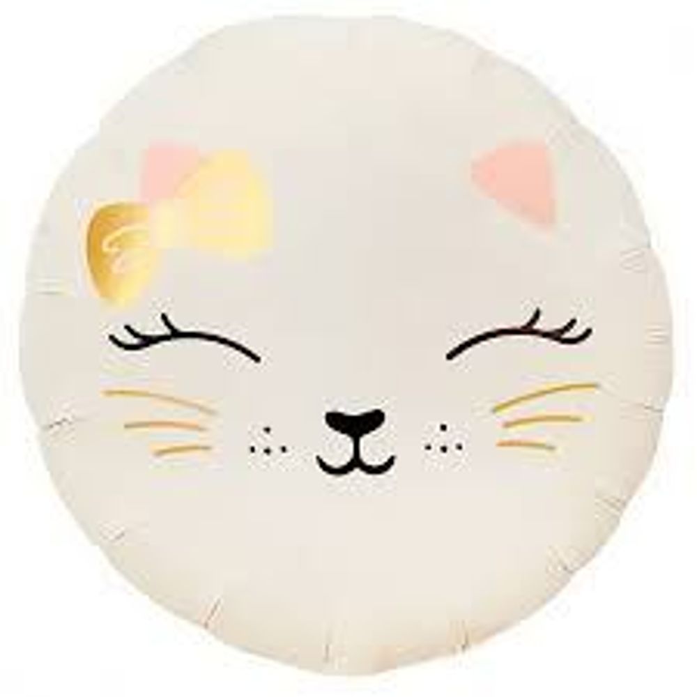 PartyDeco. Круг Кошечка с бантиком 45 см