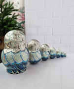 Матрёшка "Русская зима" 7мест 17см