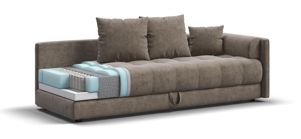 Тахта BOSS Велюр Роял тауп