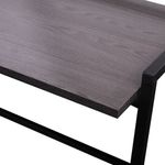 Стол BRABIX "Smart CD-010", 1000х505х795 мм, ЛОФТ, складной, металл/ЛДСП ясень, каркас черный, 641877